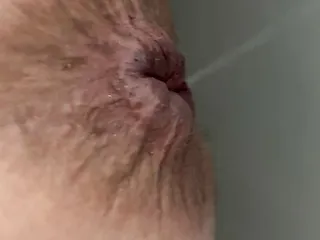 Peeing and opening my dirty butthole for you! Shower show off as well!