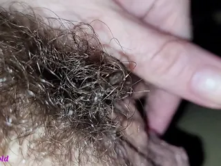 A very private fuck! munichgold is licked, fucked in her hairy horny pussy! Please cum on my hot ass! 