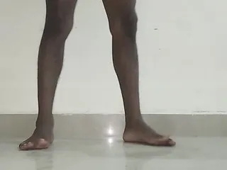 Indian school boy show him figure