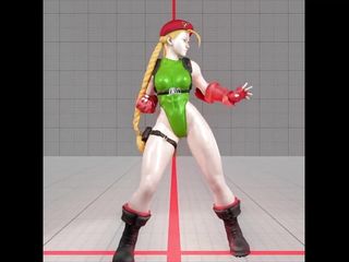 Cammy&#039;s New Idle Involves Her Gently Bouncing Tits and Ass (Alternative Angle)