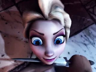 Frozen, Elsa the ice queen has her fun, Disney princess