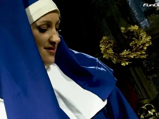 And this is what they do in the convent? Nun fucks newbies and makes them scream! Pussy, wet pussy, teen 18, 18YO