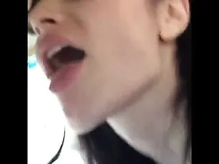 &#039;Paige&#039; takes cum down her throat, on her ass, on her face