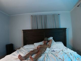 Jake Grand Jerking Off in Bed Alone