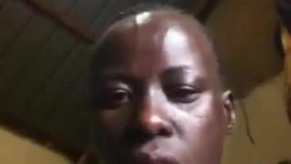 African girl from WhatsApp squirts for first time