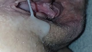 Creampie her wet and tight pussy2