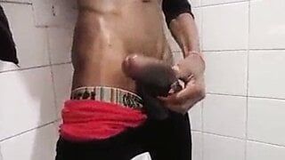 Indian boy with big dick has extremely huge cumshot, cuckold, Indian boy