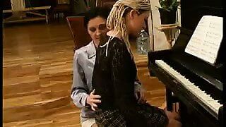 Russian lesbian piano teacher