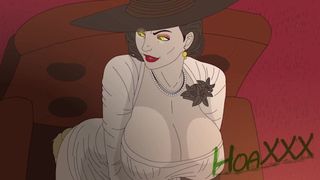 Resident Evil Village - Lady D Facesitting Cartoon