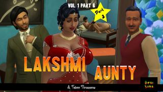 Vol 1 deel 6 II - Desi Saree tante Lakshmi misleid en werd dubbel gepenetreerd door haar zwager - slechte grillen