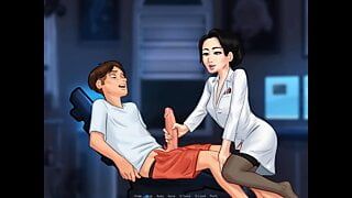 Summertime Saga: Japanese Professor Is Milking A Student In Her Office - Ep 177