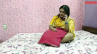 Desperate wife fucking with boy! Hindi Sex