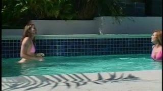 Bitch in heat banged by the poolside