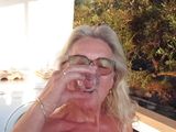Thumbnail of drinking pee and wine on the terrace