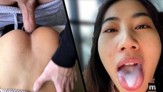 Я глотаю свою ежедневную дозу спермы - азиатский межрасовый секс от MVLust