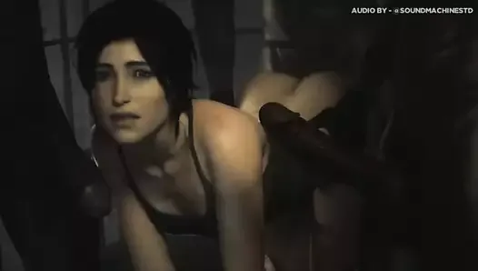 Тюремный гэнгбэнг с Lara Croft