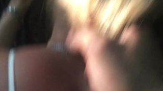 German Blond Bitch gets fucked in the Woods