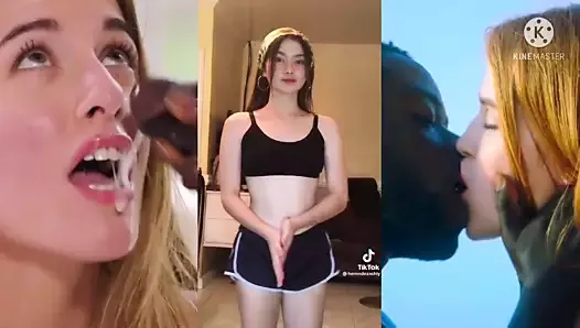 Белые девушки слушаются черный член - большой черный член, порномузыкальное видео