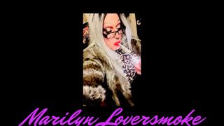 Marilyn Loversmoke – Goddess Smoking Fetish Tease
