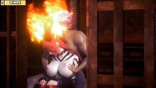 Hentai 3D (HS32) - Big boob fire dragon