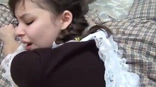 Russian schoolgirl in anal