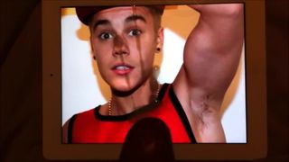 Justin Bieber Armpit Celebrity Male Cum Tribute