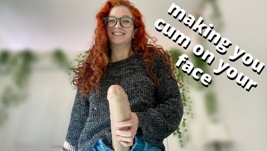 futa hottie surprises you with huge cock and pegs you to self facial - full video on Veggiebabyy Manyvids