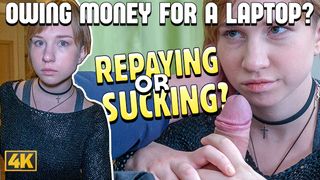 DEBT4k. Naive Alice Klay gets in trouble and has sex with