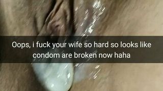 Condom broke and now your cheating wife is pregnant!