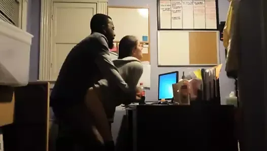 homemade black office sex