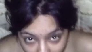 Desi Indian girl, fuck and facial
