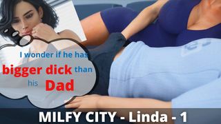 I cum into my stepmom's mouth - Milfy City - Linda - part1
