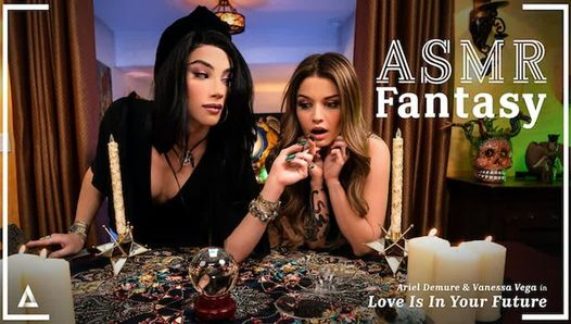 ASMR Fantasy - Trans Fortune Teller Ariel Demure Slides HER FORTUNE Into Satisfied Customer