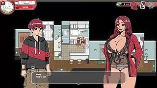 Spooky Milk Life - walkthrough gameplay part 9 - Hentai game - Sex with santa