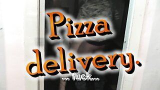 Pizza delivery. Pizza delivery man fucke doggystyle Milf in kitchen and cum in pussy. Creampie. Cumshot. Sex doggy style