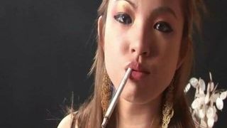 Hot Asian Smoker Seduces You