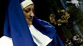 And this is what they do in the convent? None fucks her newcomer and makes them scream! Pussy, wet pussy, teen 18, 18YO,