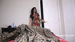 Tamil Indian Actress Horny Lily Giving Her Cousin A Blowjob