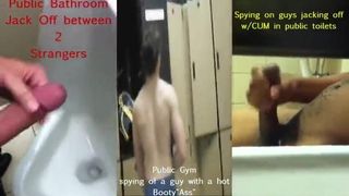 men showering, jacking off, fucking