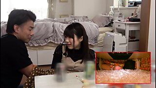 Secretly Playing Tricks In the Kotatsu. Her Boyfriend's Friend Cuckolds Me for Some Seriously Raw SEX!
