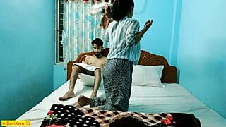 Indian young boy fucking hard room service hotel girl at Mumbai! Indian hotel sex