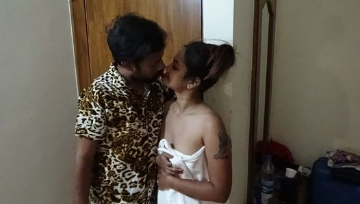 Abanti fucked his friend&#039;s wife so hard. Hardcore fuck with full hindi audio.