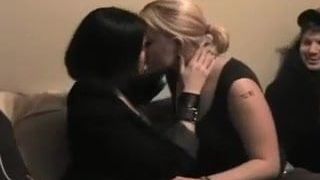 First lesbian makeout session