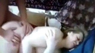 Russian sexy Mature StepMom and her boy! Amateur!