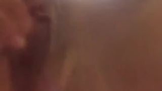 Enthusiastic girl furious bate and orgasm selfie