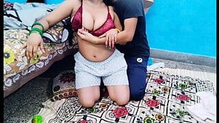 Desi Indian wife and sexy Indian husband have hard sex with Hindi audio
