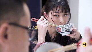 ModelMedia Asia - Colleague's Wife Is Too Horny - Yue Ke Lan - MD-0196 - Best Original Asia Porn Video