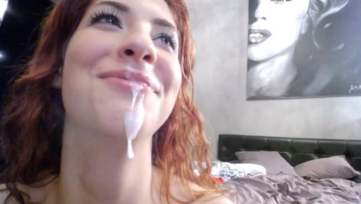Hot wife watches her best friend fuck her cheating husband and get POV facial in webcam show