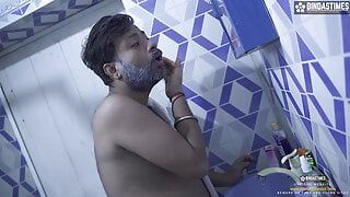 Big Boobs Bhabhi shaves my dick&#039;s hair and turns me horny and fuck her ( Hindi Audio )