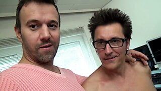 Crazy Sex in the Office with a real German Nympho